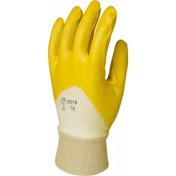 Pracovní rukavice Coverguard - rukavice polomáčené 9319 žluté, vel. 9