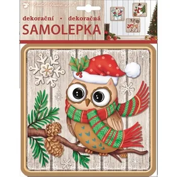 Anděl Přerov Samolepka plastická 23x18 cm, sova