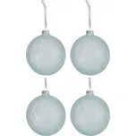 Clayre & Eef, Holandsko Clayre & Eef - Čtyři vánoční ozdoby v krabičce LIGHT GREEN