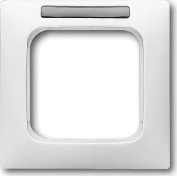 Elektrická zásuvka ABB REFLEX SI Rámeček 2CKA001754A4058 s popisovým polem, jednonásobný, kanálový, alpská bílá 2CKA001754A4058