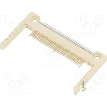 Čtečka paměťových karet Konektor: pro karty; Compact Flash; SMT; gold flash; LCP; 40mΩ