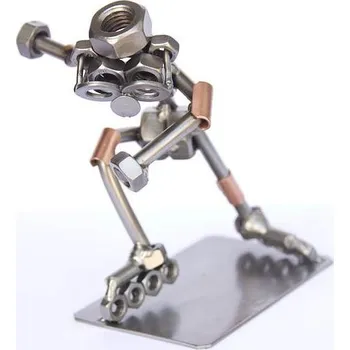 Kovová figurka - Bruslař 13 cm