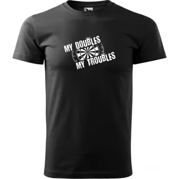 Malfini Triko s potiskem - Troubles - black - XS