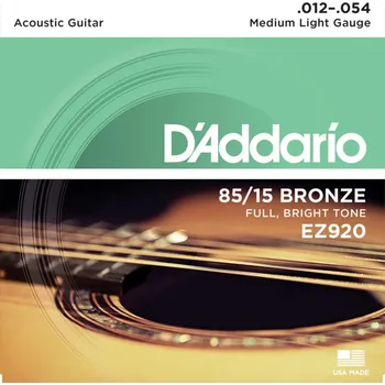 Struna pro kytaru a smyčcový nástroj D´ADDARIO EZ920 kovové struny pro akustickou kytaru