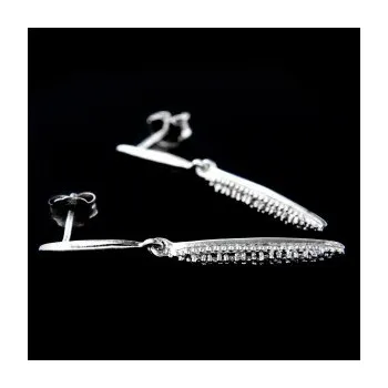 Náušnice Stříbrné náušnice na puzetu