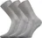 pánské ponožky Lonka Zdravan světle šedé