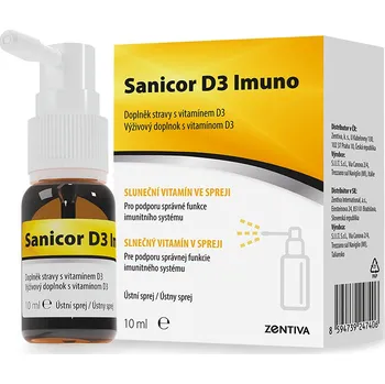 Zentiva Sanicor D3 Imuno ústní sprej 10 ml