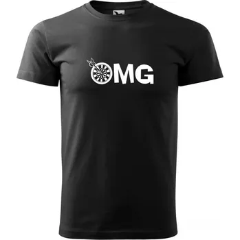 Malfini Triko s potiskem - OMG - black - XS