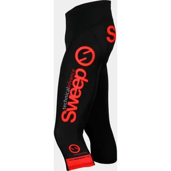 Cyklistické kalhoty SWEEP CYKLISTICKÉ KRAŤASY 3/4 CYKLO-K015 A ČERNO/červené Velikost: S