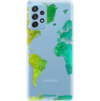 Odolné silikonové pouzdro iSaprio - Cold Map - Samsung Galaxy A72