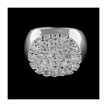 Prsten Stříbrný prsten s kamenem