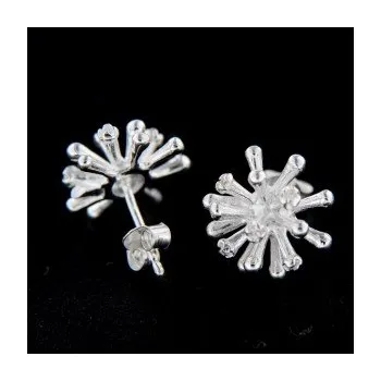 Náušnice Stříbrné náušnice na puzetu