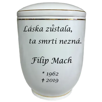 Smuteční dekorace Pohřební urna Diamant | text 10