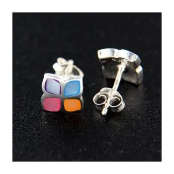 Náušnice Stříbrné náušnice na puzetu