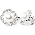 Stříbrné náušnice s perlou