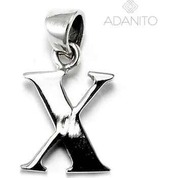 Přívěsek Stříbrný přívěsek písmeno X