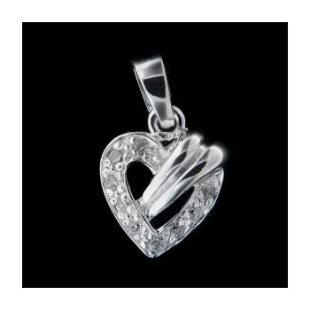Přívěsek Stříbrný přívěsek srdce