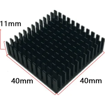 3D tisk Hliníkový chladič 40x40x11mm, RepRap, 3D tiskárny