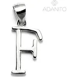 Stříbrný přívěsek písmeno F