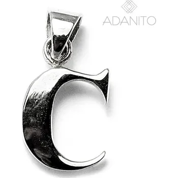 Přívěsek Stříbrný přívěsek písmeno C