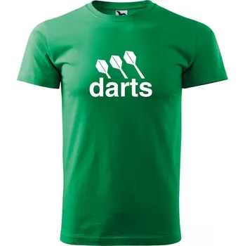Malfini Triko s potiskem - Darts center - green - L