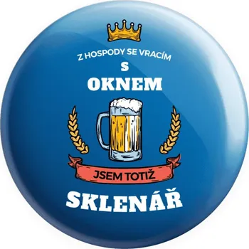 Placka Z hospody se vracím - Sklenář