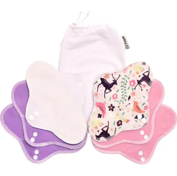 Menstruační vložka T-TOMI Sada DAY, forest + prací sáček