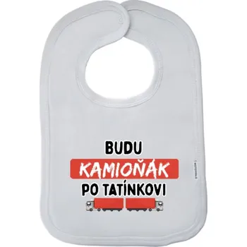 Bryndák Dětský bryndák New Baby Budu kamioňák po tatínkovi