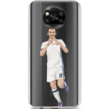 Pouzdro na mobilní telefon Kryt Xiaomi Poco X3 silikon Fotbalista 2 (obal neboli pouzdro na Xiaomi Poco X3)