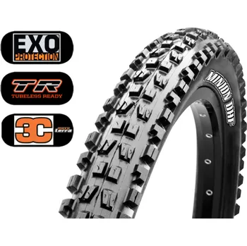 Plášť na kolo Plášť MAXXIS Minion DHF 27.5 x 2.60 kevlar EXO TR 120TPI 3C Maxx Terra