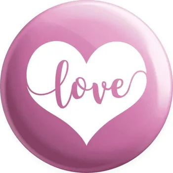 Placka Love in heart