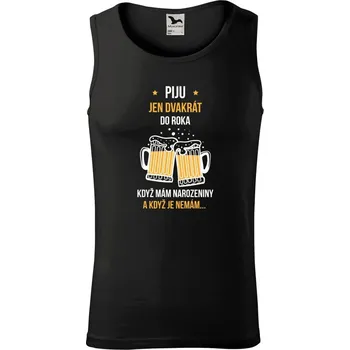 Pánské tílko Pánské tílko Malfini Core Piju jen dvakrát do roka