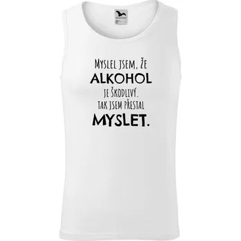 Pánské tílko Pánské tílko Malfini Core Myslel jsem, že alkohol je škodlivý