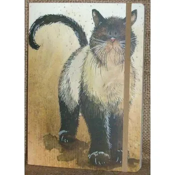 Blok Zápisník - Coco, 21*15*1 cm, Alex Clark (Zápisník, blok s kočkou, kočka)