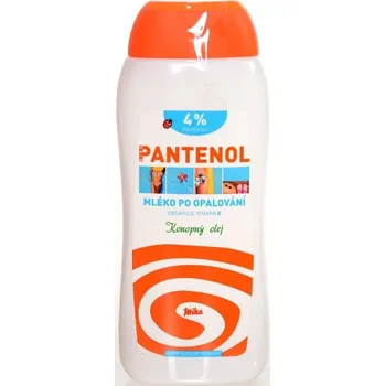 Přípravek po opalování MIKA Pantenol mléko po opalování s konopným olejem 4 % 300 ml