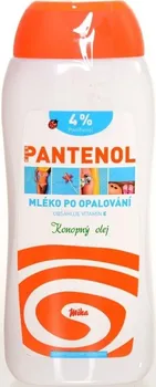 Přípravek po opalování MIKA Pantenol mléko po opalování s konopným olejem 4 % 300 ml
