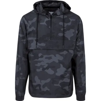 Pánská casual bunda Bunda Urban Classics Pull Over Windbreaker - blackcamo, XL