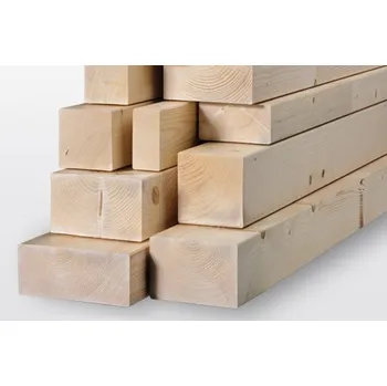 Dřevo KVH hranol SMRK 100x100, délka 5000mm (Konstrukční hranol lepený délkově nadstavovaný)