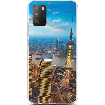 Pouzdro na mobilní telefon Kryt Xiaomi Poco M3 silikon City (obal neboli pouzdro na Xiaomi Poco M3)