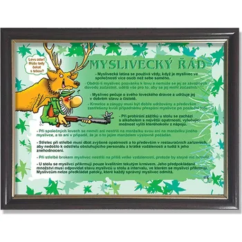 Rámeček na zeď - Myslivecký řád