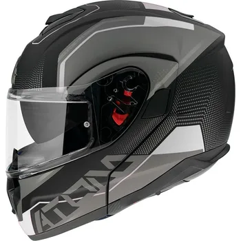 Helma na motorku MT Helmets Atom Quark černá/šedá/bílá XL