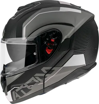 Helma na motorku MT Helmets Atom Quark černá/šedá/bílá XL