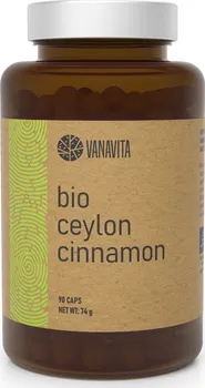 Přírodní produkt VanaVita Bio Skořice cejlonská 90 cps.
