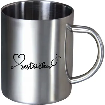 Nerezový hrnek Sestřička - stetoskop