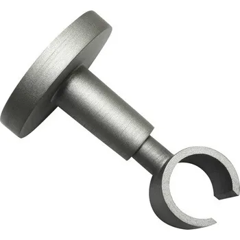 Garnýž Stropní držák Kira stříbrný Ø 19 mm