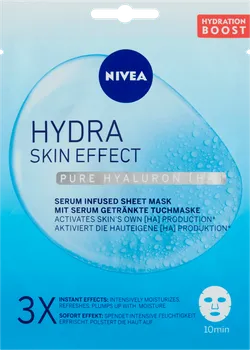 Pleťová maska Nivea Hydra Skin Effect textilní pleťová maska