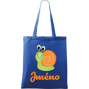 Látková taška Šnek se jménem