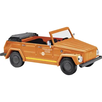 Modelová železnice Busch 52716 H0 model zásahového vozidla Volkswagen 181 Kurírový vagon THW civilní ochrana