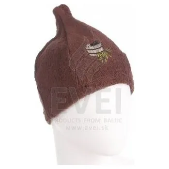 Čepice do sauny Hnědá