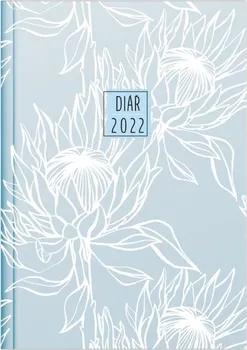 Diář Karton P+P Diář A5 denní 2022 Flowers